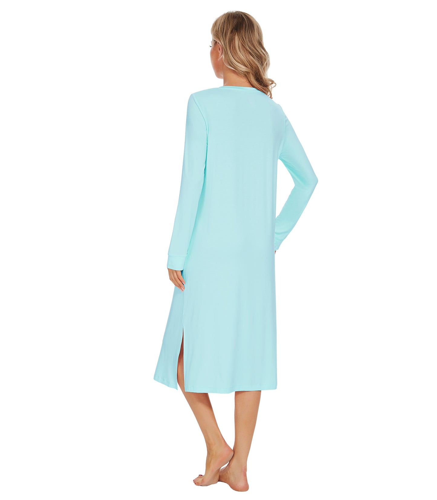 WiWi Bamboo Long Sleeve Nightgown