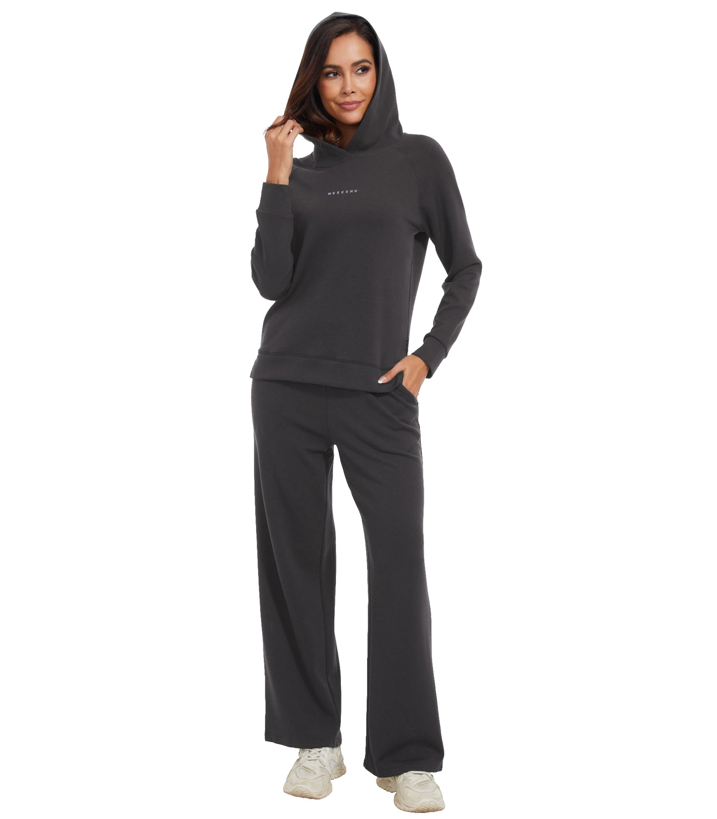 WiWi Women Outfits Sweatsuits Lounge Hoodie Set for Womens