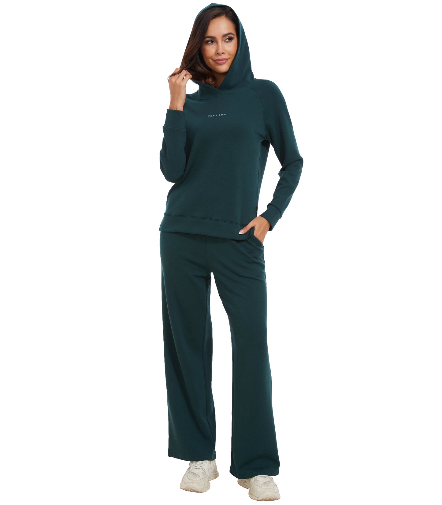 WiWi Women Outfits Sweatsuits Lounge Hoodie Set for Womens