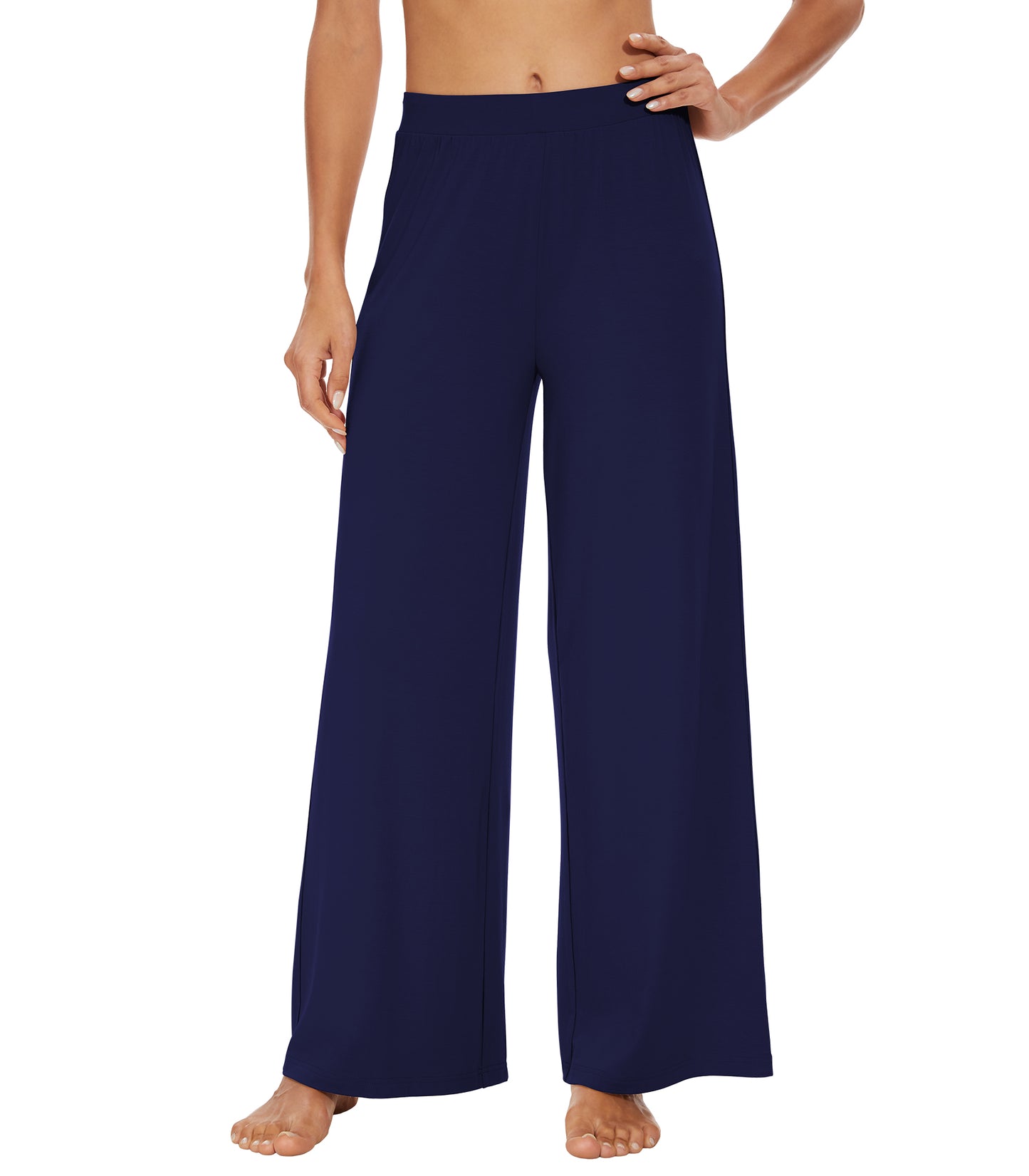 WiWi Women's Bamboo Wide Leg Pants