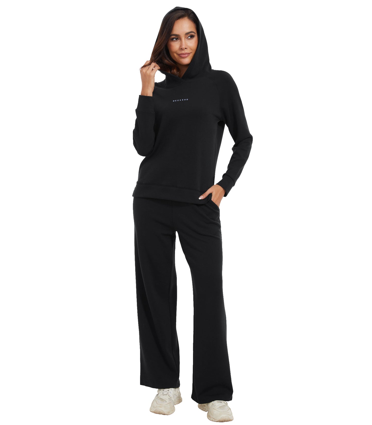 WiWi Women Outfits Sweatsuits Lounge Hoodie Set for Womens