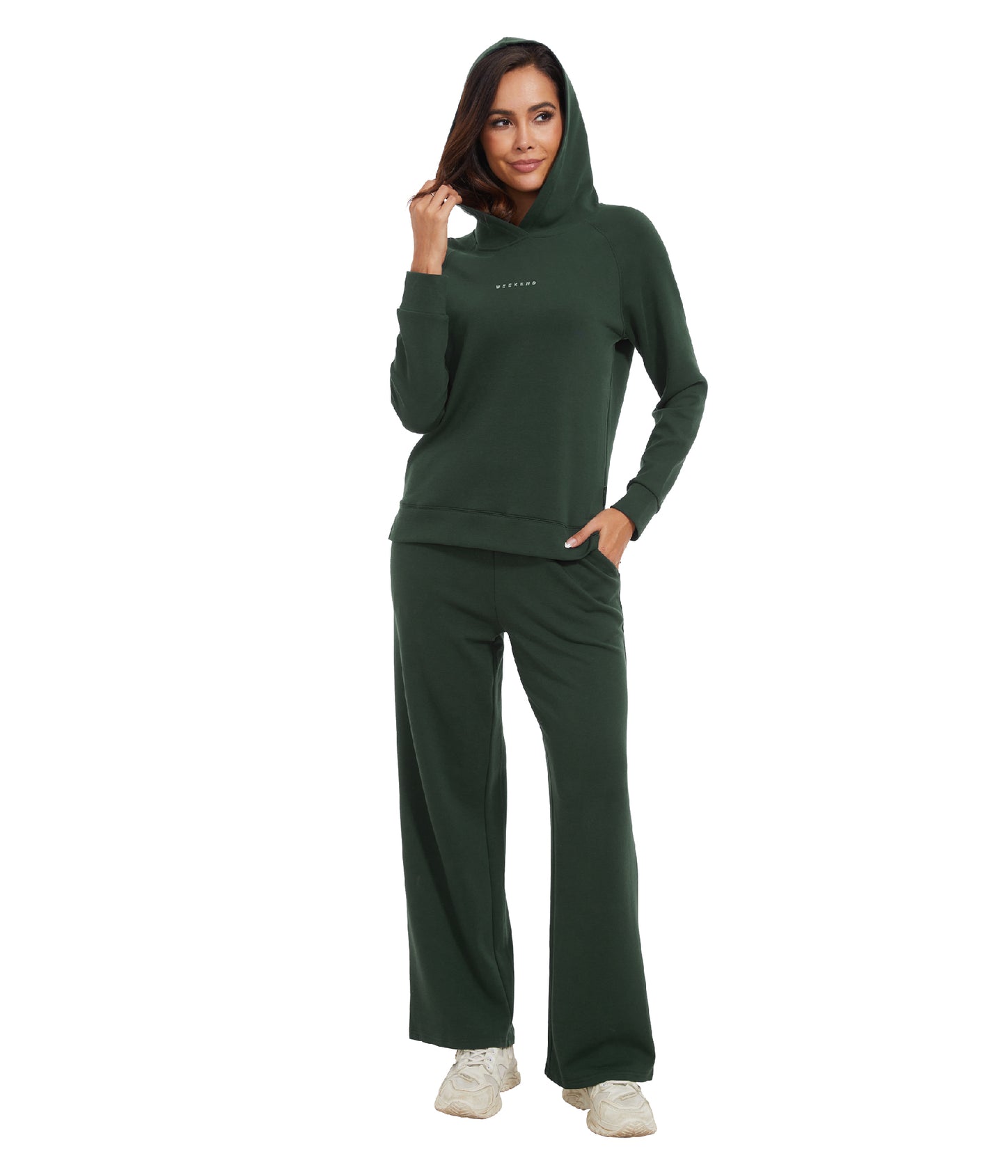 WiWi Women Outfits Sweatsuits Lounge Hoodie Set for Womens
