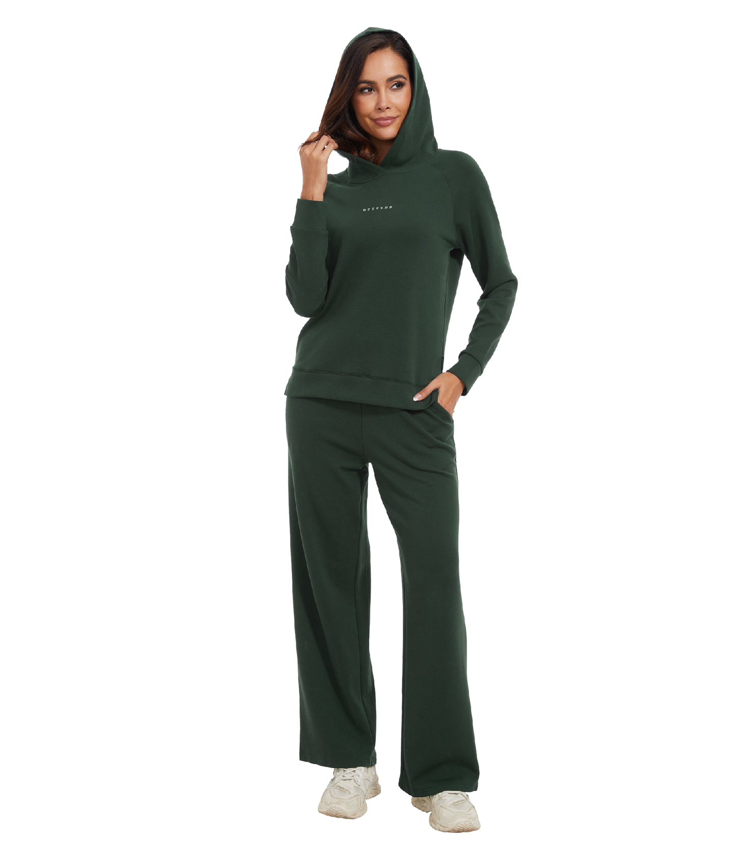 WiWi Women Outfits Sweatsuits Lounge Hoodie Set for Womens