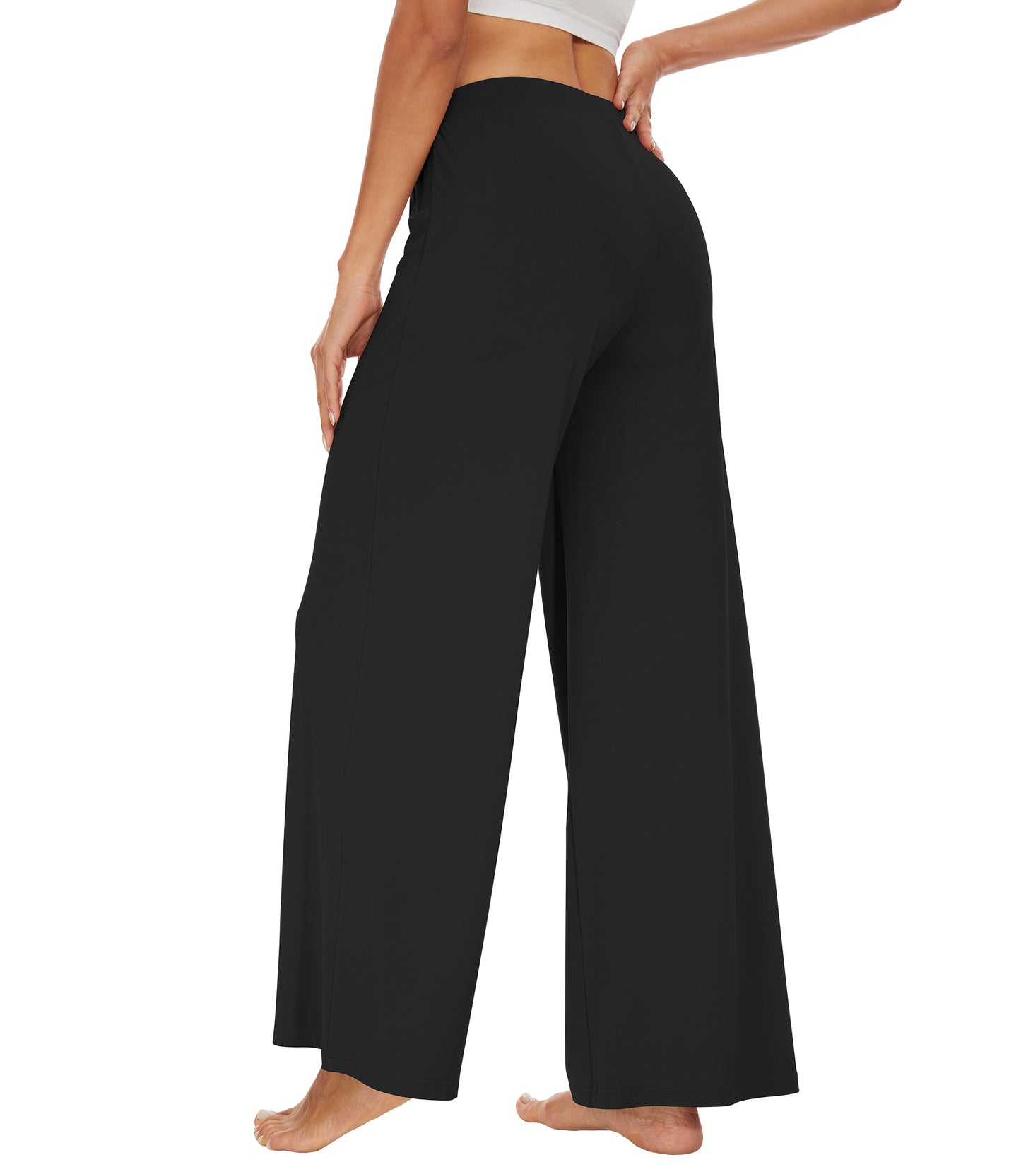 WiWi Women's Bamboo Wide Leg Pants
