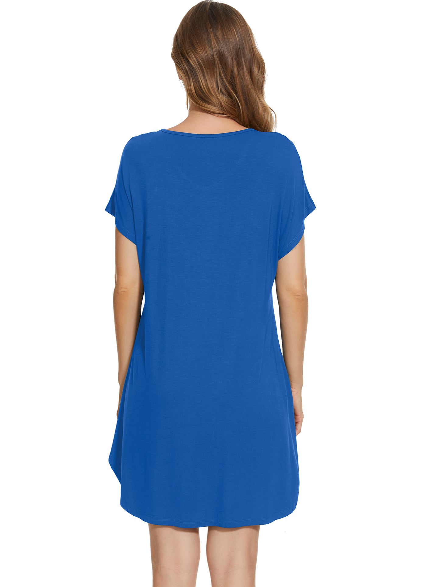 WiWi Women's Bamboo Short Sleeve Nightgown
