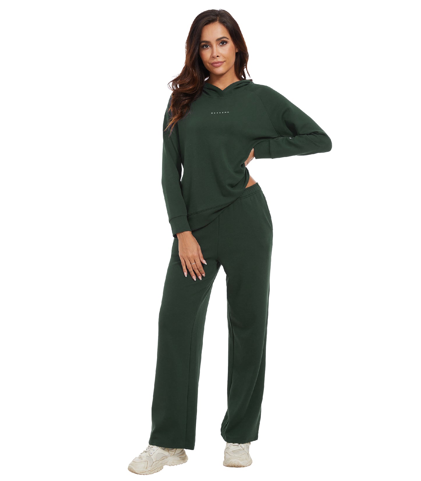 WiWi Women Outfits Sweatsuits Lounge Hoodie Set for Womens