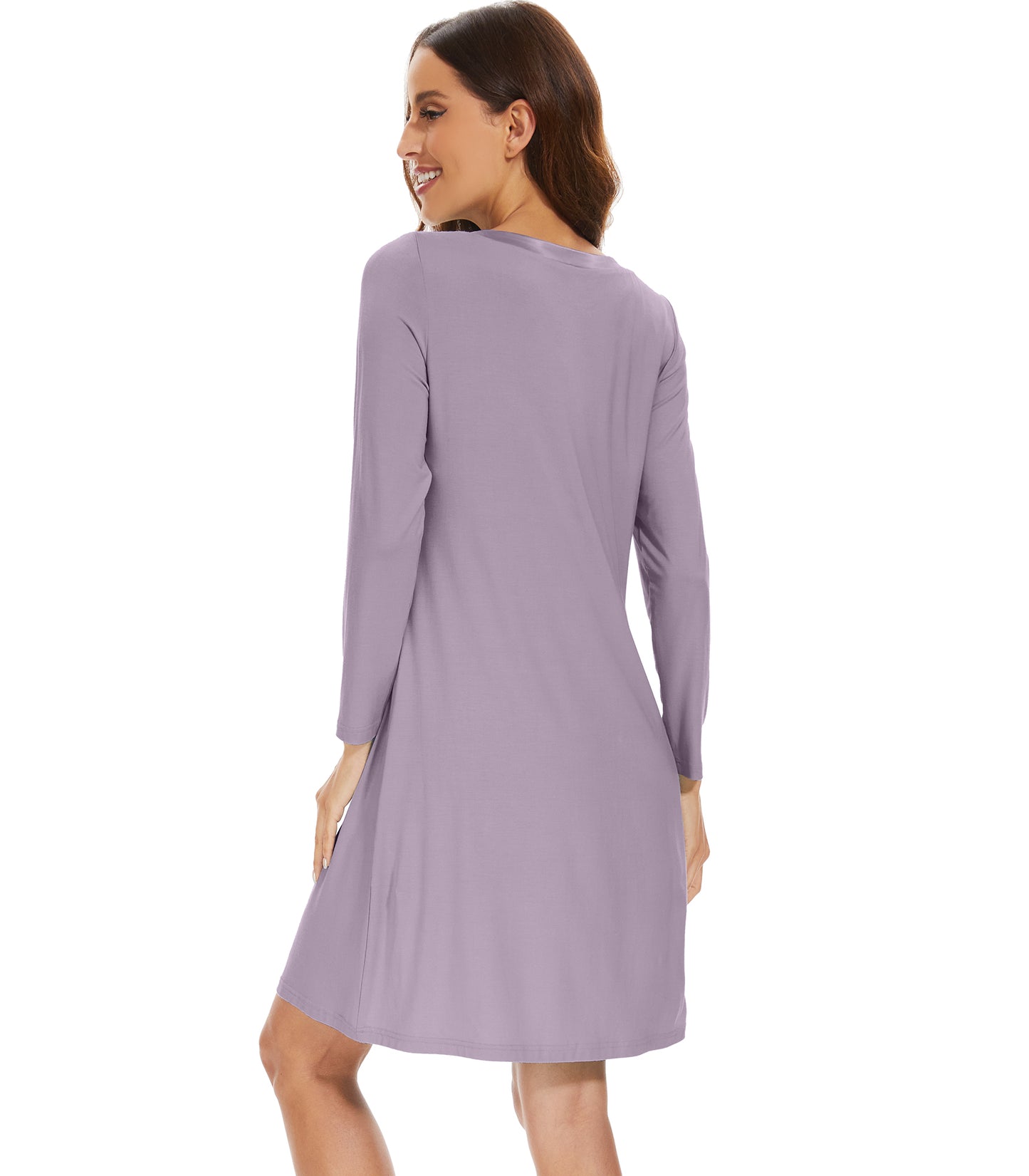 WiWi Bamboo Long Sleeve Nightgown