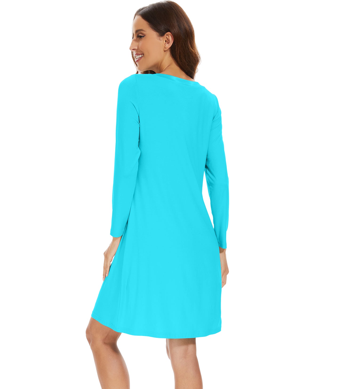 WiWi Bamboo Long Sleeve Nightgown