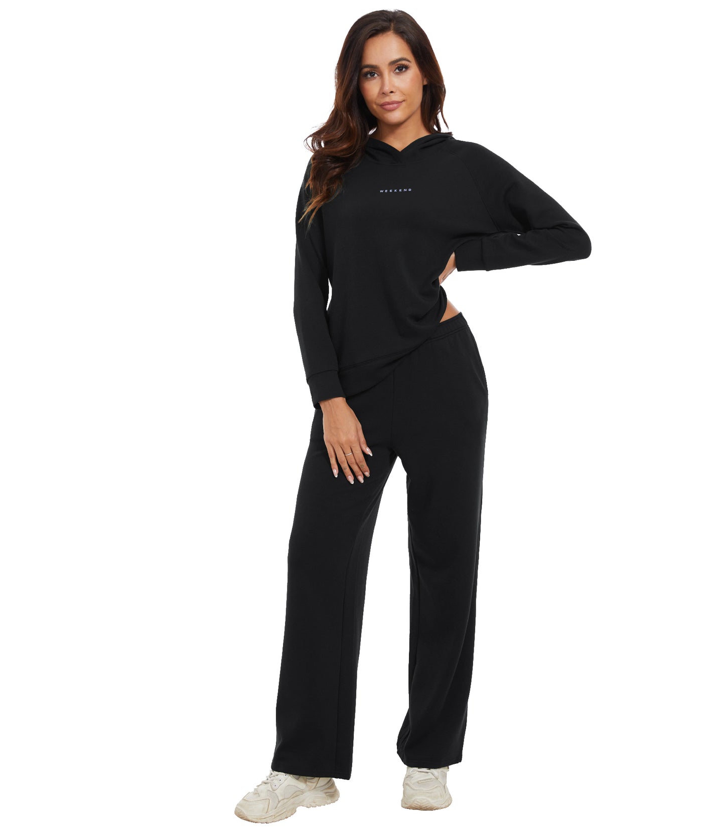 WiWi Women Outfits Sweatsuits Lounge Hoodie Set for Womens