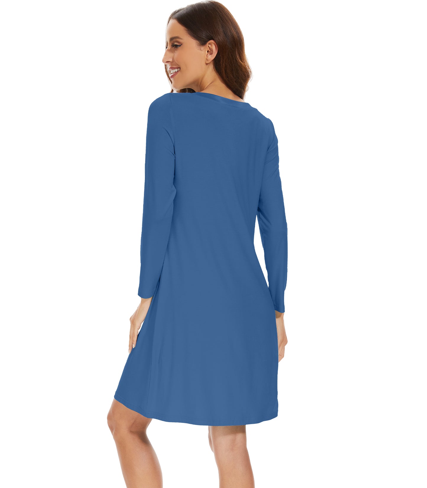 WiWi Bamboo Long Sleeve Nightgown