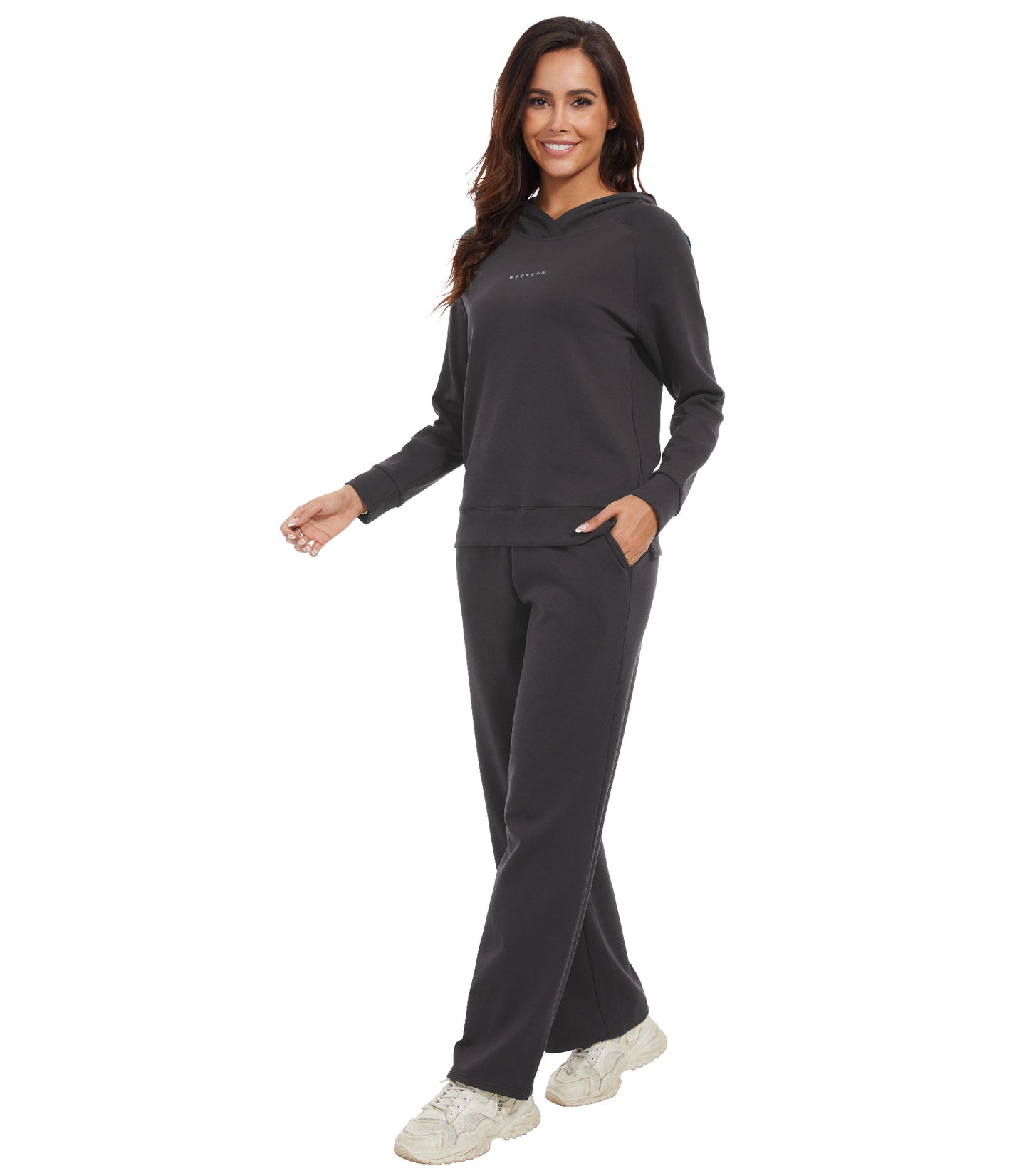 WiWi Women Outfits Sweatsuits Lounge Hoodie Set for Womens