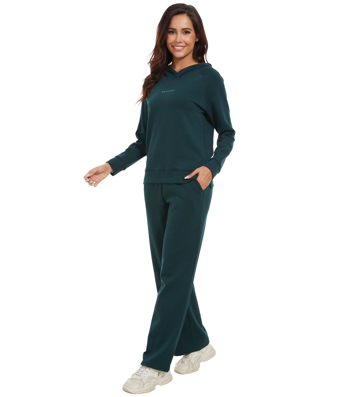 WiWi Women Outfits Sweatsuits Lounge Hoodie Set for Womens
