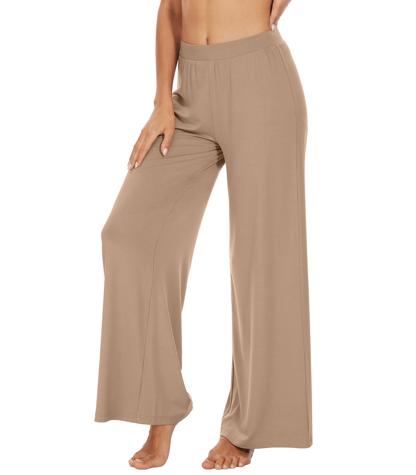 WiWi Women's Bamboo Wide Leg Pants