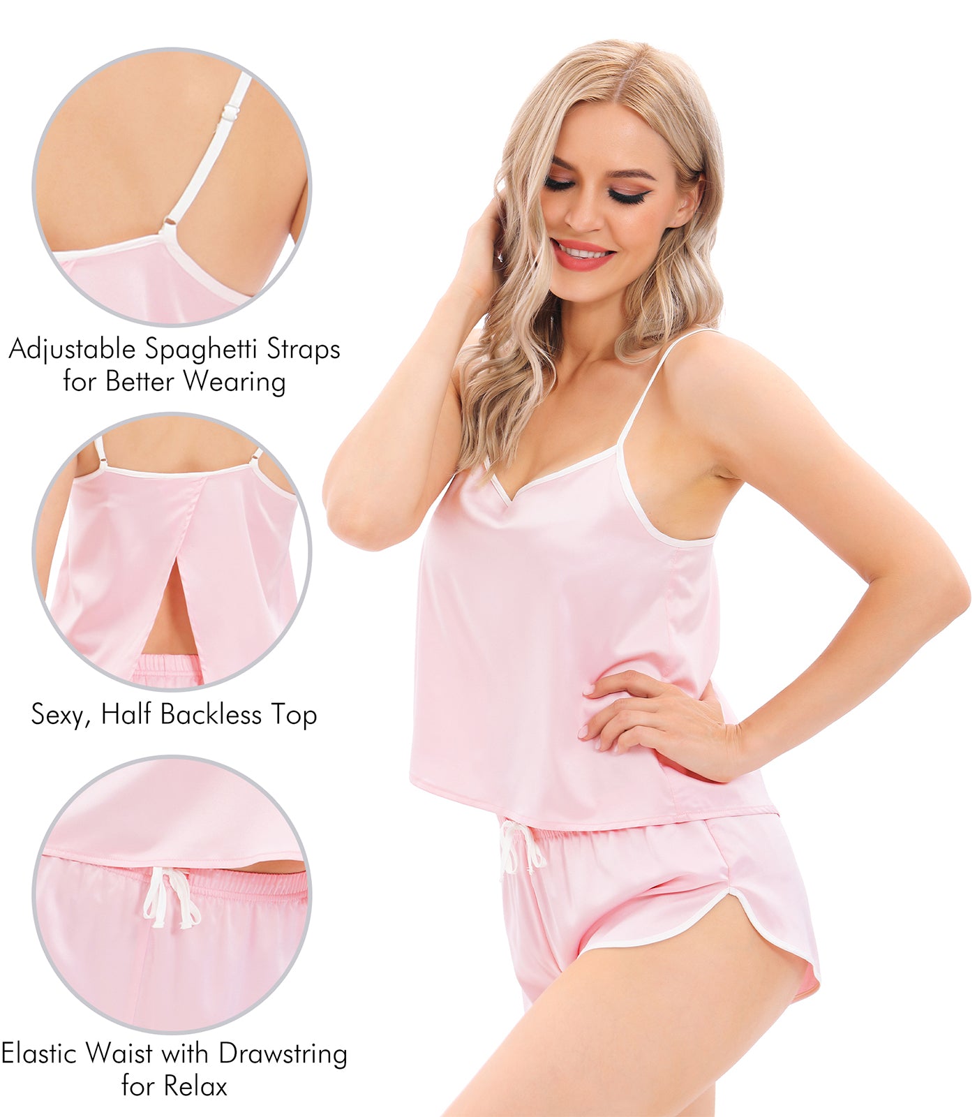 WiWi Womens Sexy Lingerie Pajamas Set