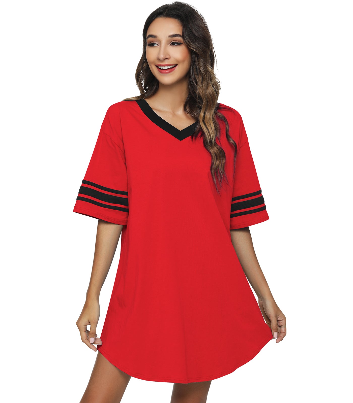WiWi Cotton Plus Size Nightgowns for Women
