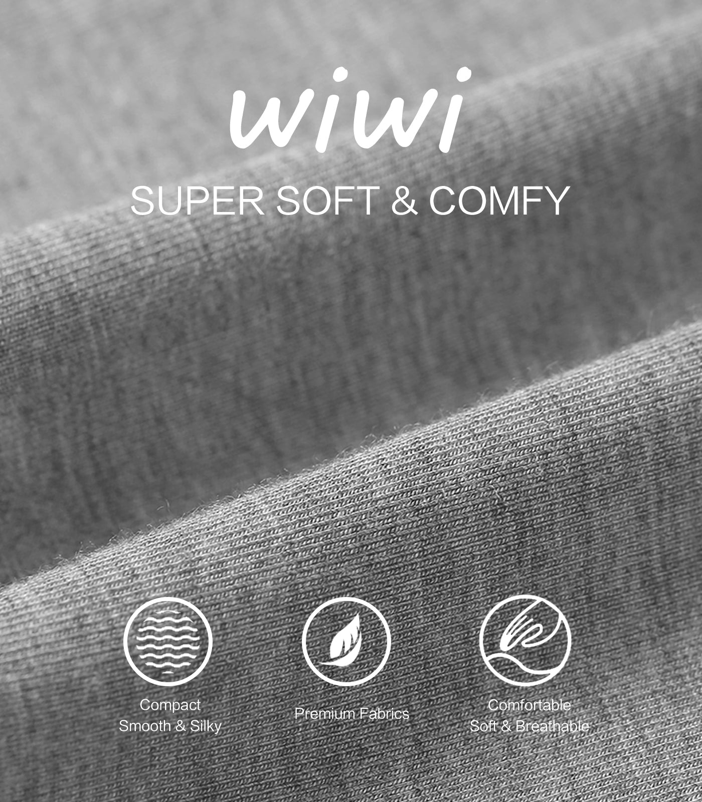 WiWi French Terry Men's Pajama Sets Sweatsuit Long Sleeve Top and Pants with Pockets