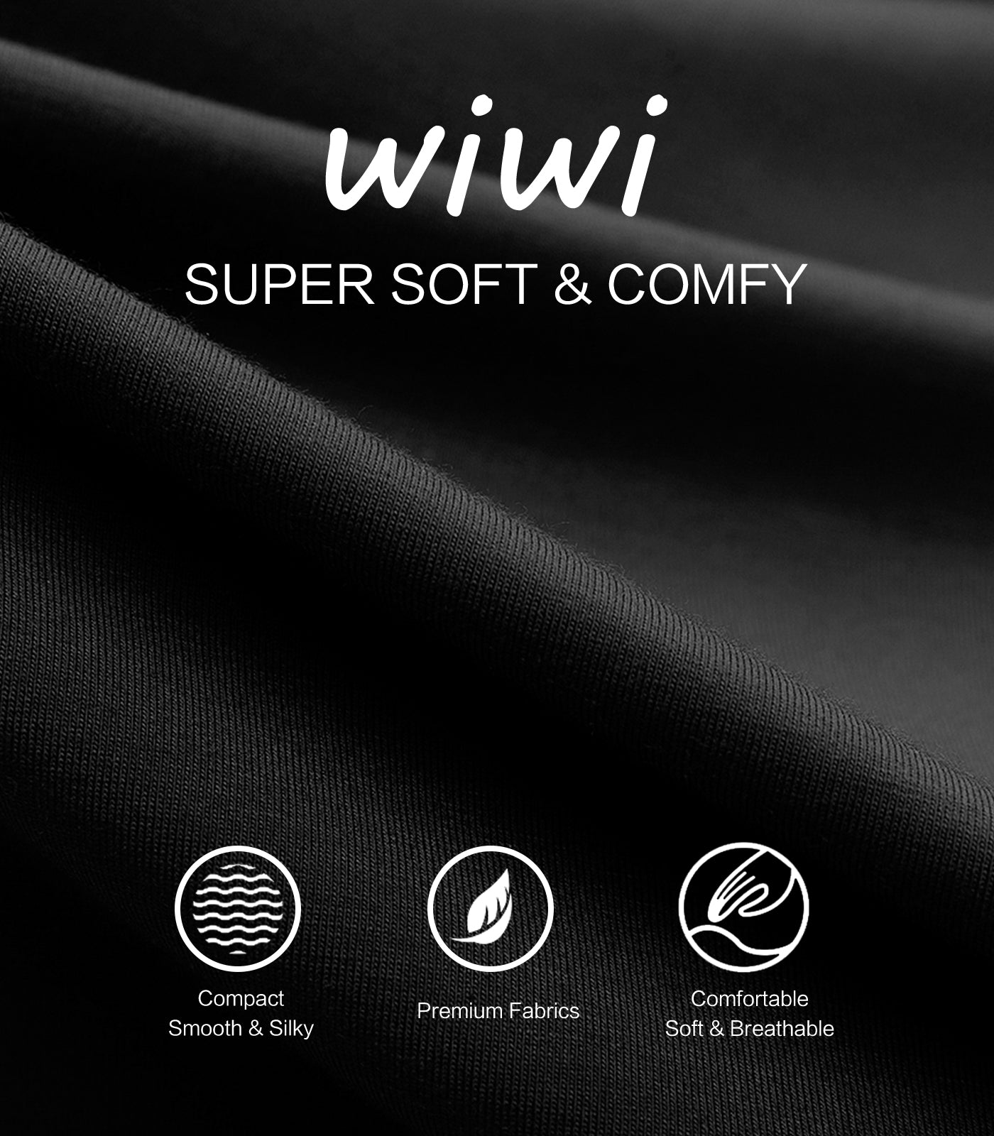WiWi French Terry Men's Pajama Sets Sweatsuit Long Sleeve Top and Pants with Pockets