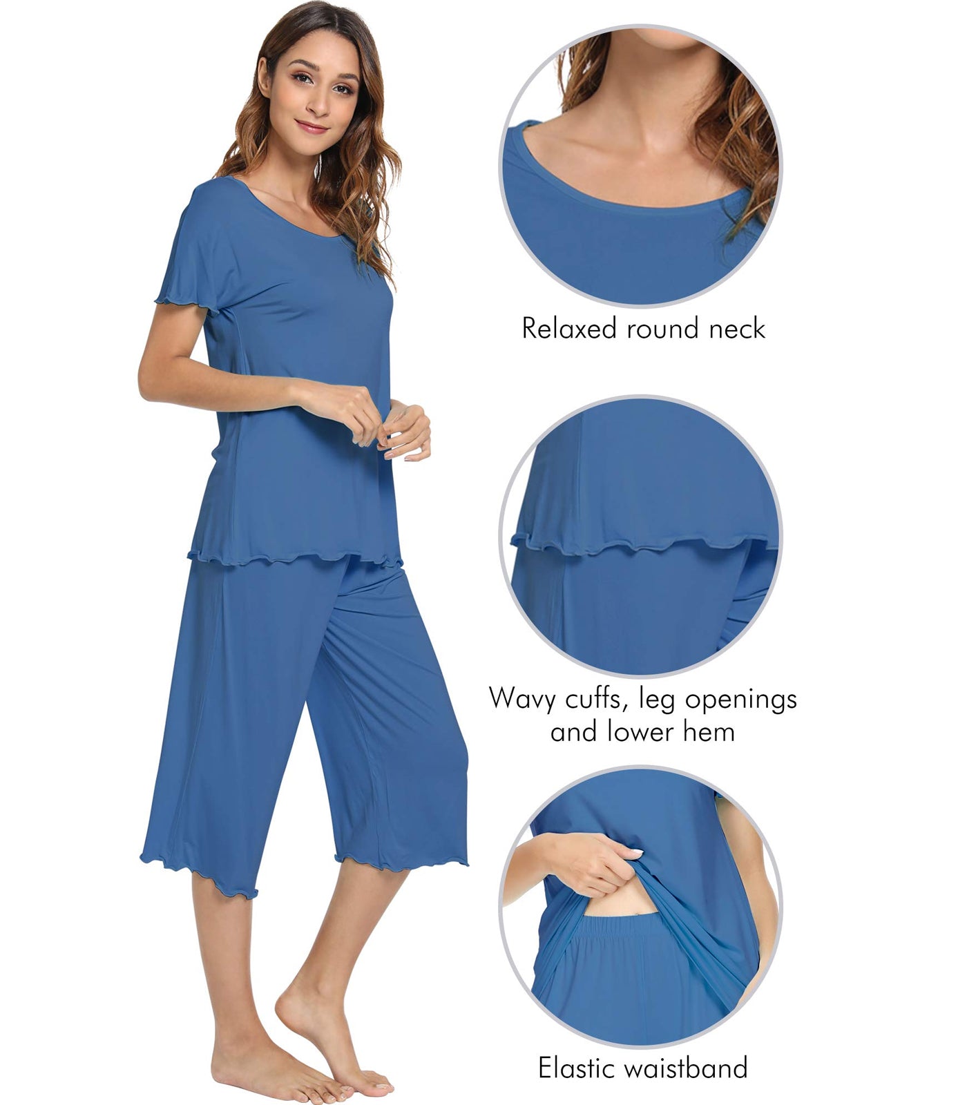 WiWi Bamboo Lightweight Pajamas for Women
