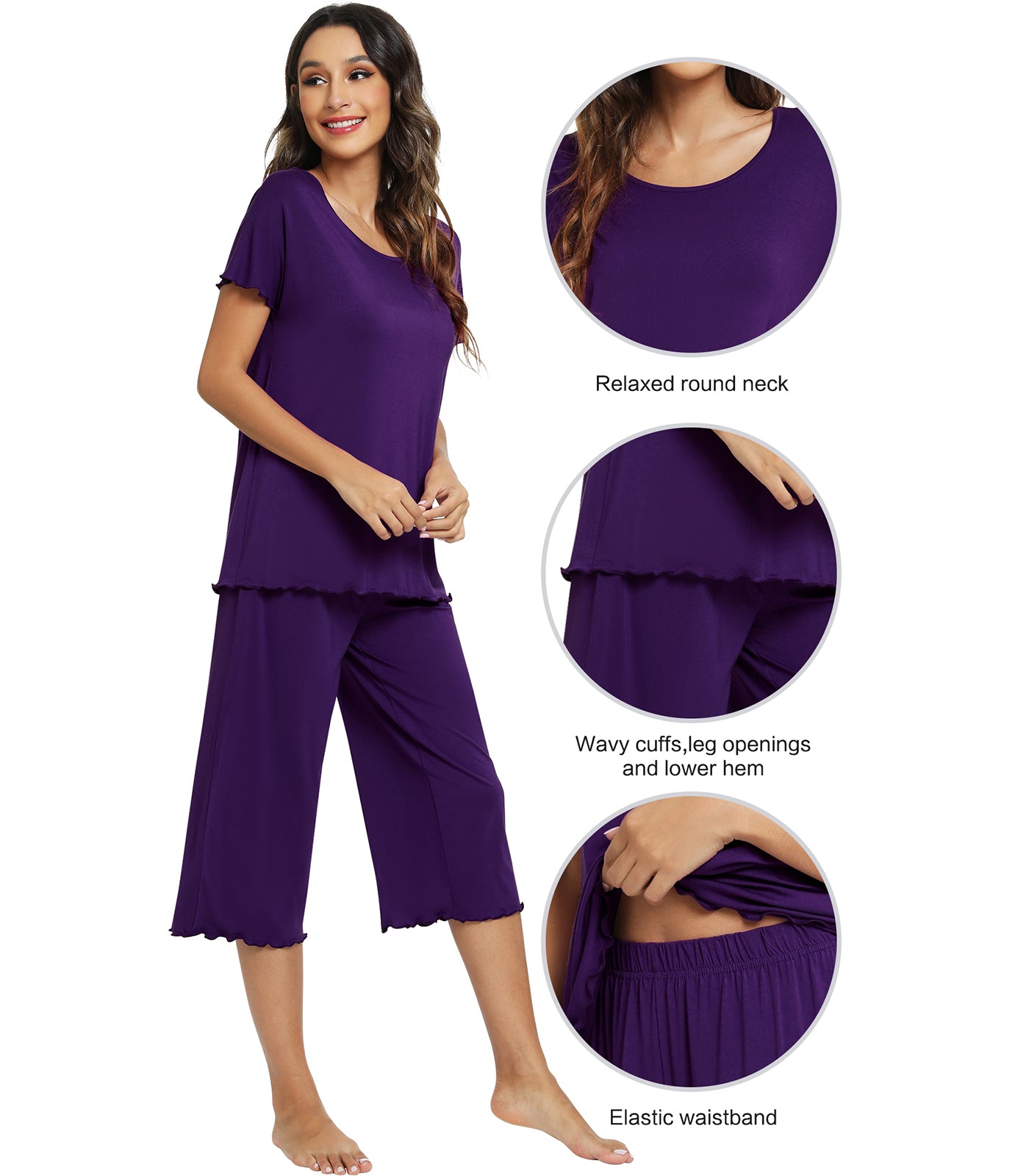 WiWi Bamboo Lightweight Pajamas for Women
