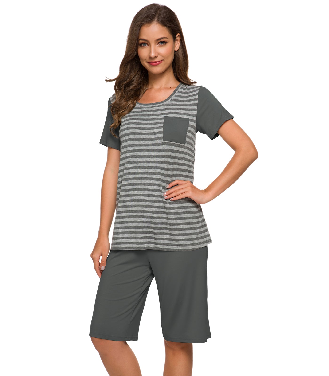 WiWi Womens Pajamas Set Plus Size Pjs Loungewear