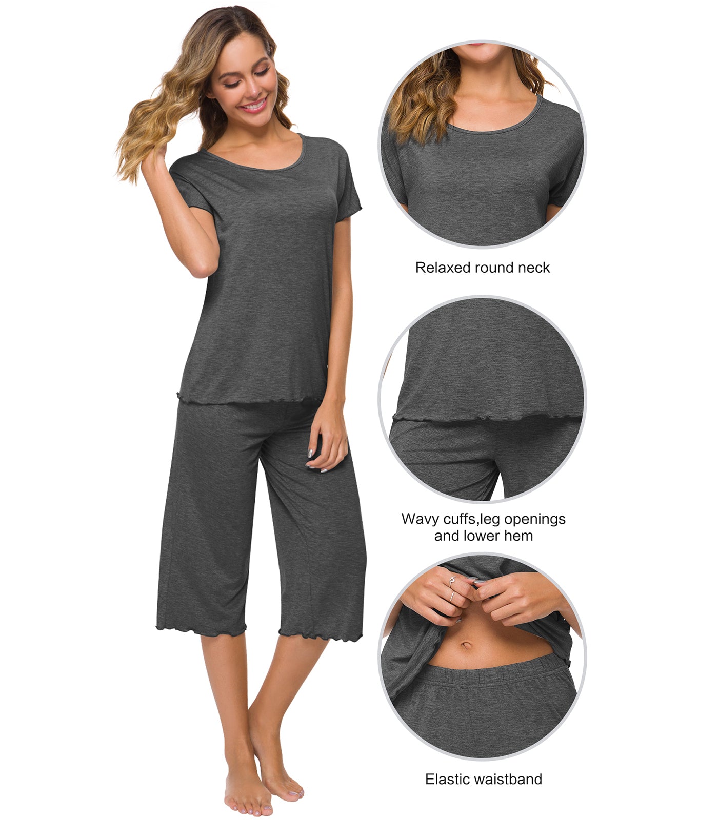 WiWi Bamboo Lightweight Pajamas for Women