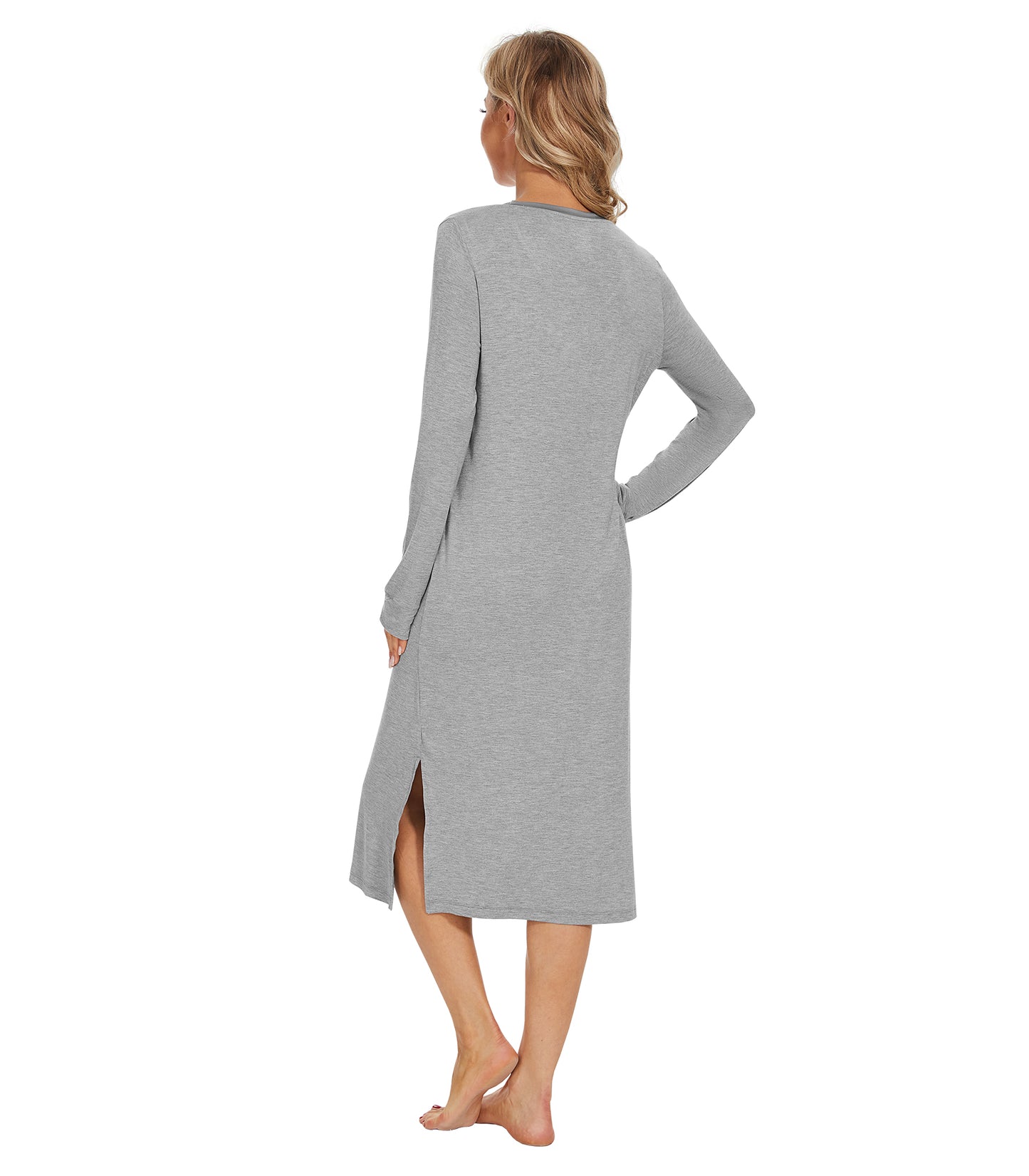 WiWi Bamboo Long Sleeve Nightgown