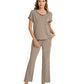 WiWi Soft Pajama Set for Women Short Sleeve
