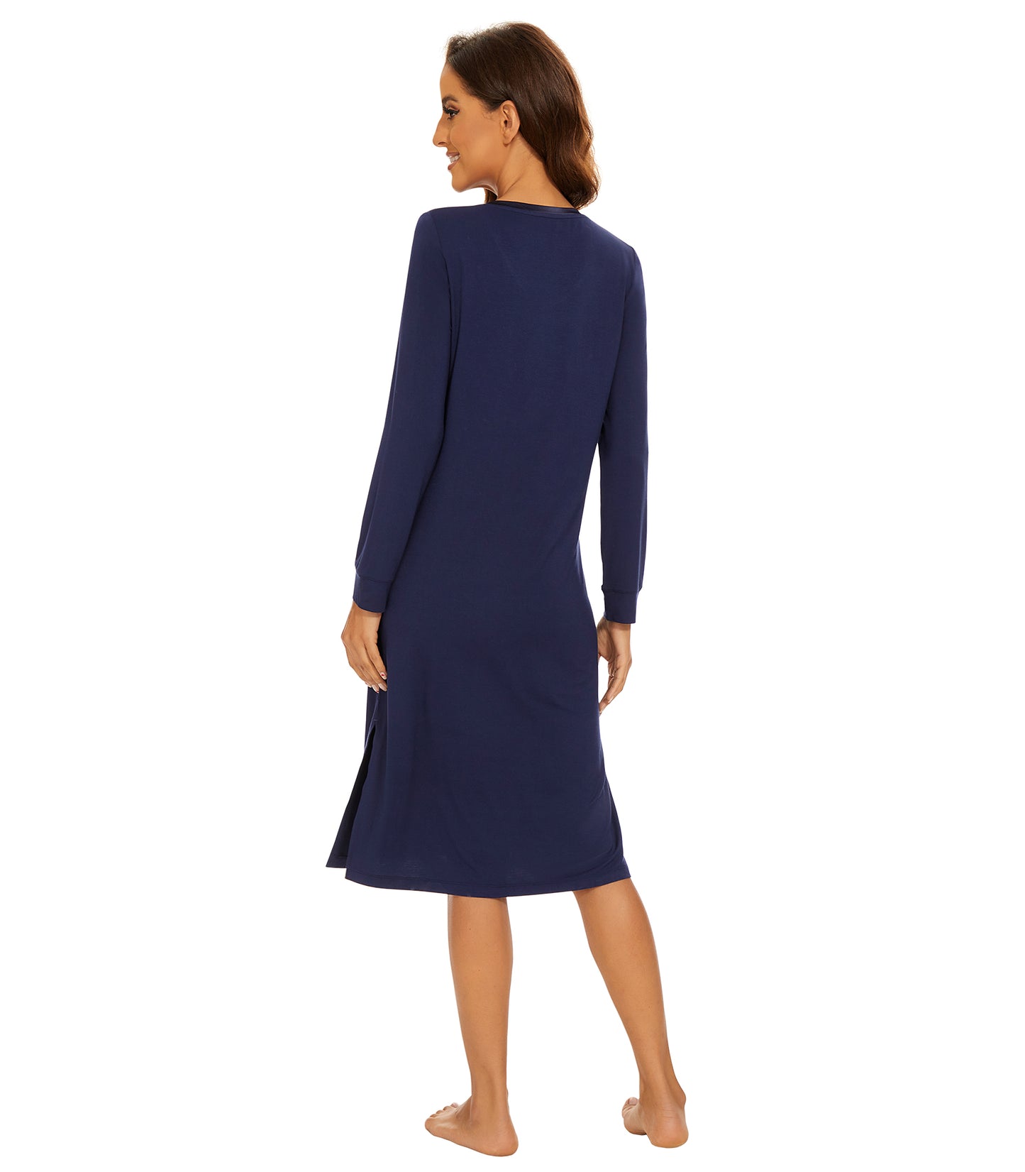 WiWi Bamboo Long Sleeve Nightgown