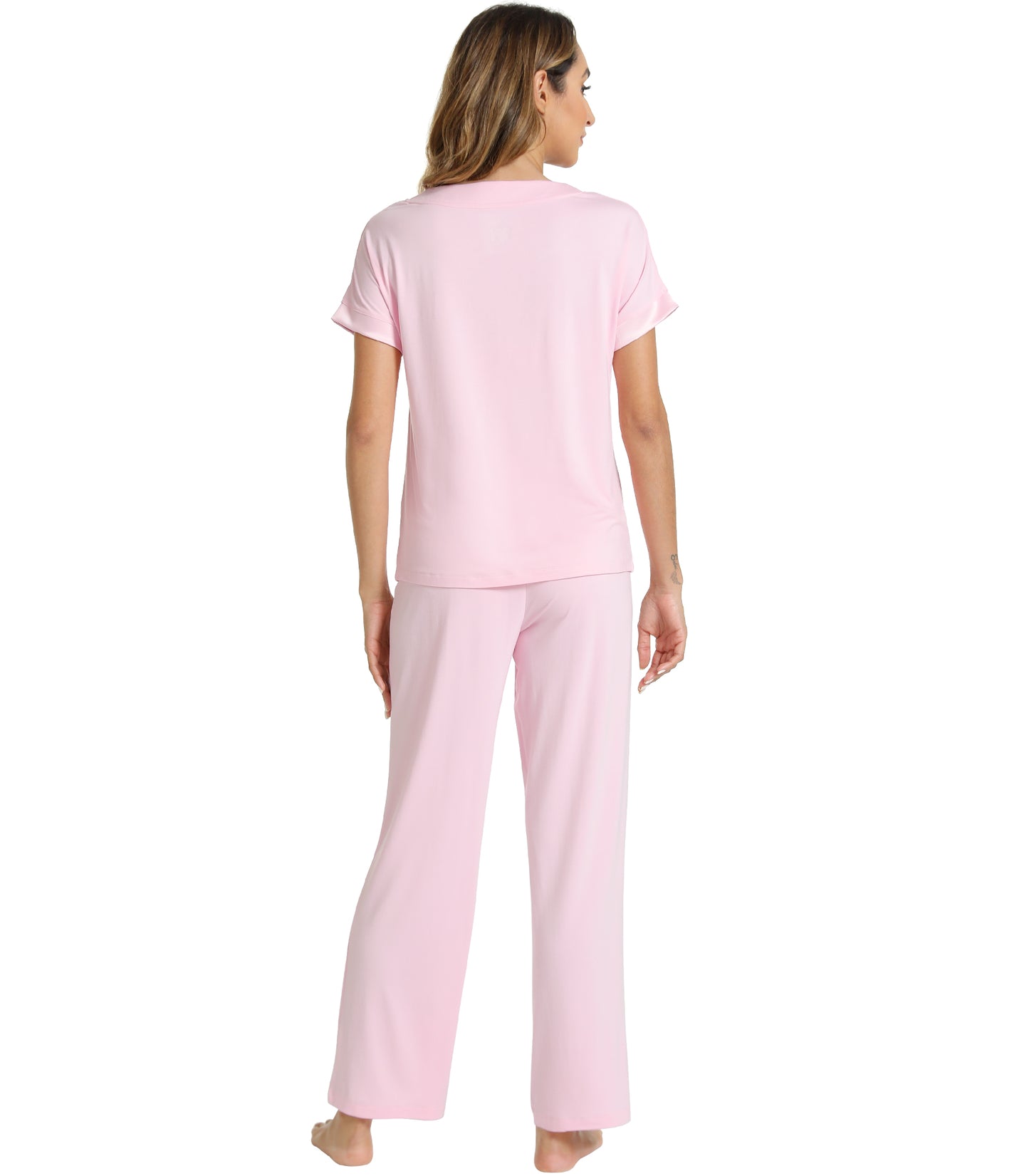 WiWi Soft Pajama Set for Women Short Sleeve
