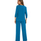 WiWi Women's Bamboo Pajamas Soft 3/4 Sleeve Pajama Sets 2 Pieces Pjs