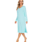 WiWi Bamboo Long Sleeve Nightgown
