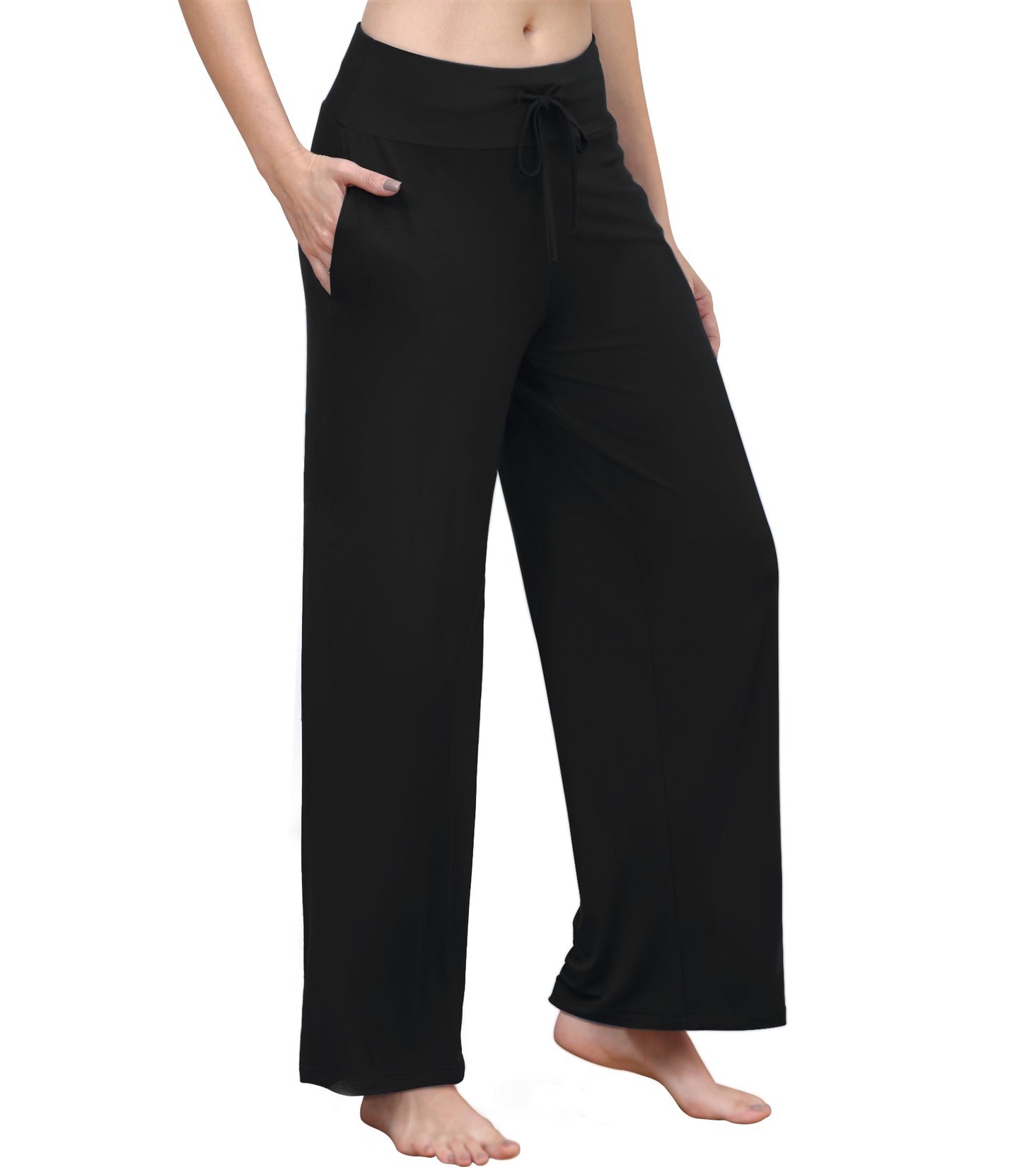 WiWi Women's Bamboo Lounge Wide Leg Pajama Pants