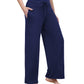 WiWi Women's Bamboo Lounge Wide Leg Pajama Pants