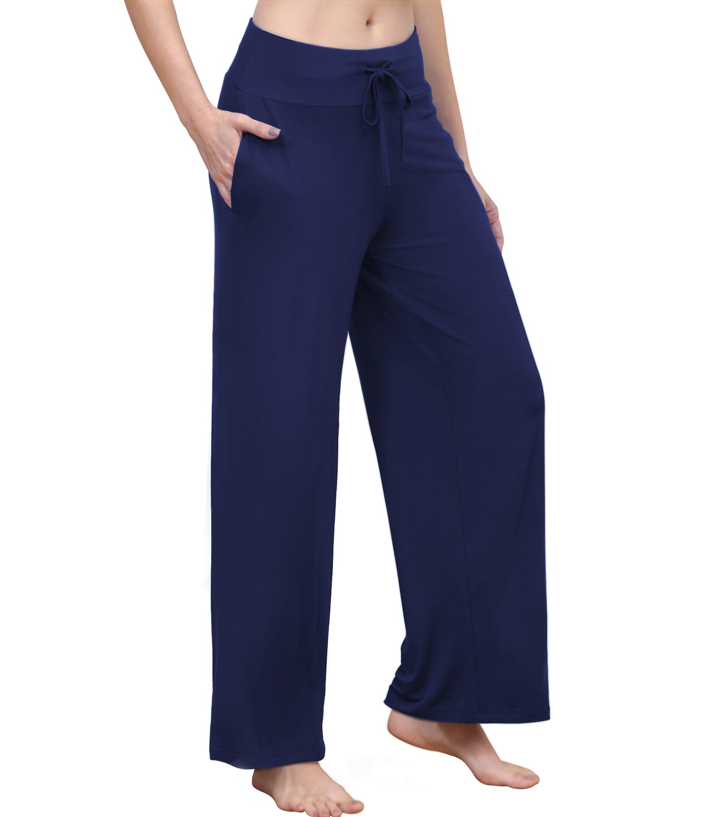WiWi Women's Bamboo Lounge Wide Leg Pajama Pants