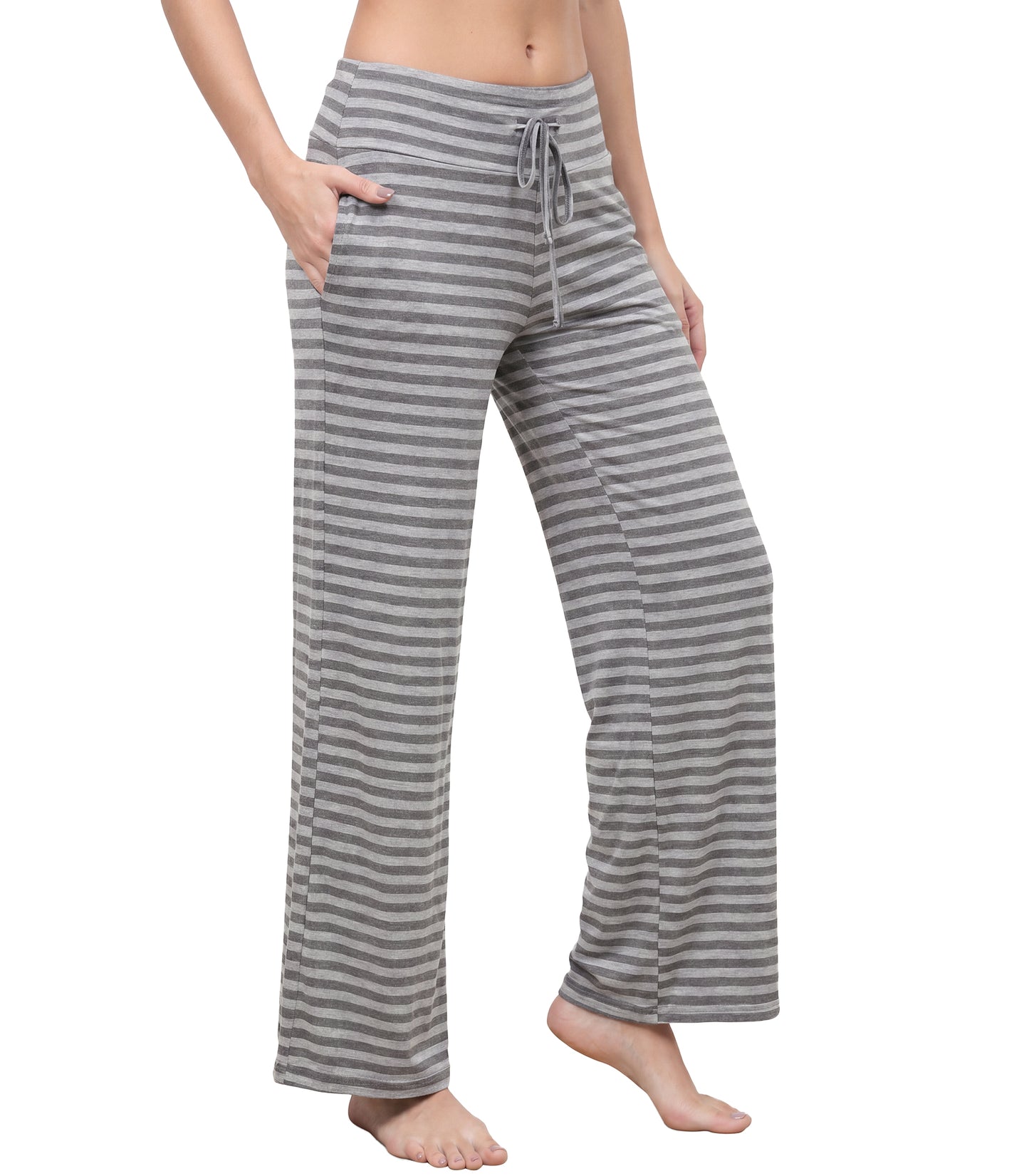WiWi Women's Bamboo Lounge Wide Leg Pajama Pants
