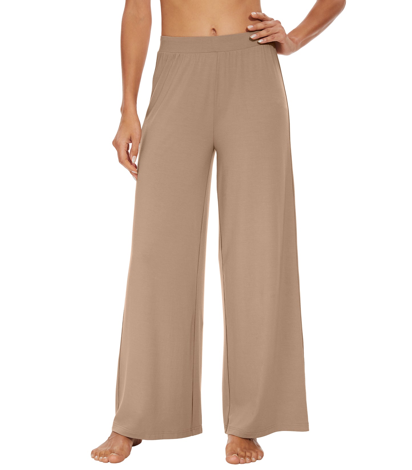 WiWi Women's Bamboo Wide Leg Pants