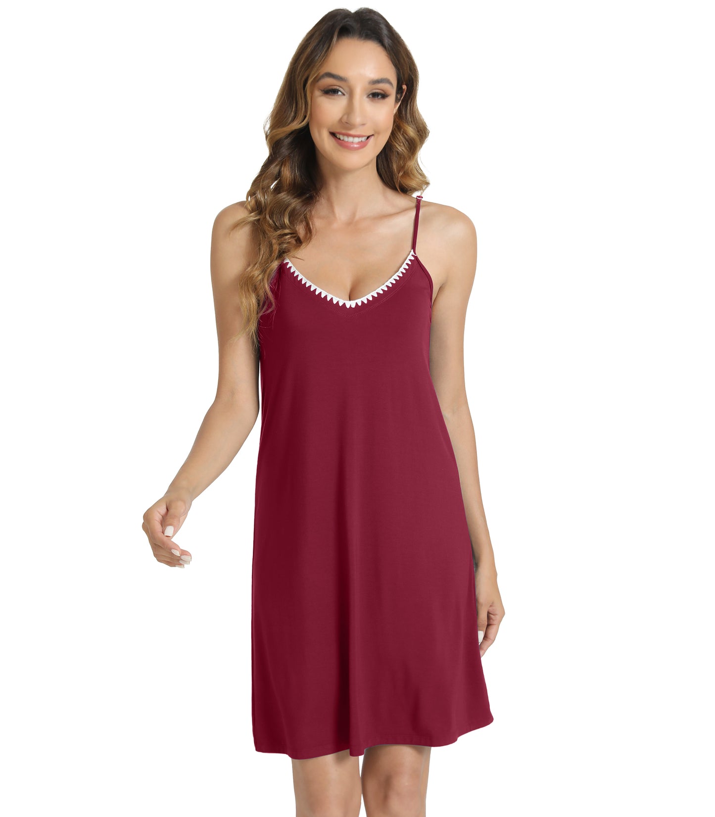 WiWi Bamboo Spaghetti Strap Nightgown