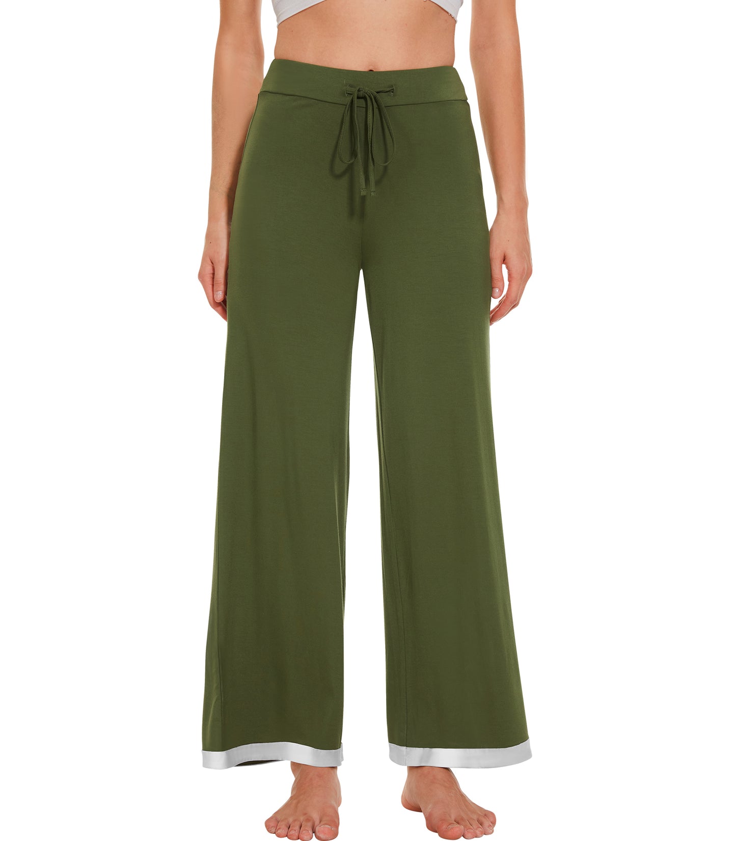 WiWi Women's Bamboo Wide Leg Palazzo Pajama Pants