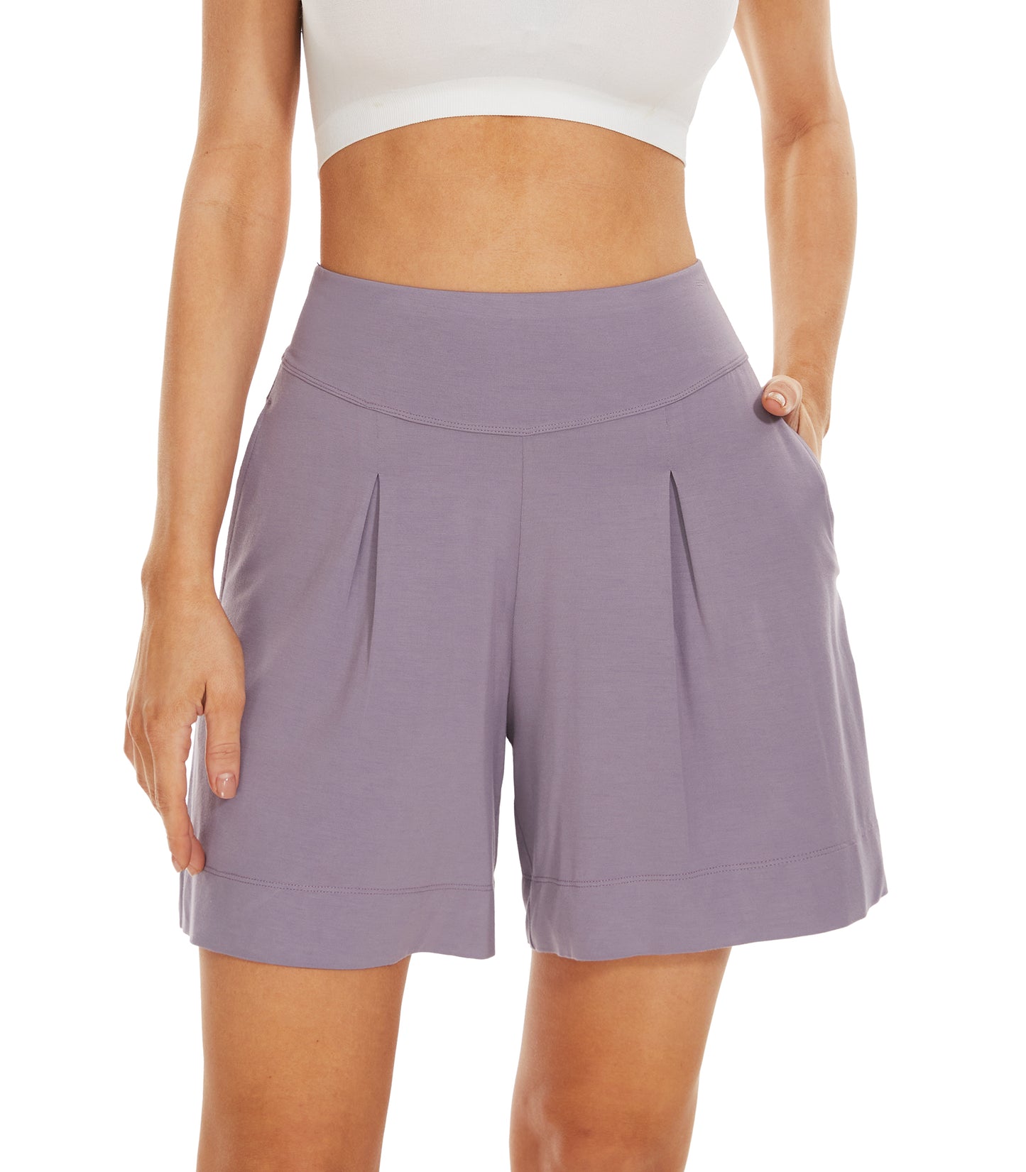 WiWi Women's Bamboo Viscose Sleep Shorts