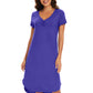 WiWi Bamboo Women Short Sleeve Nightgown