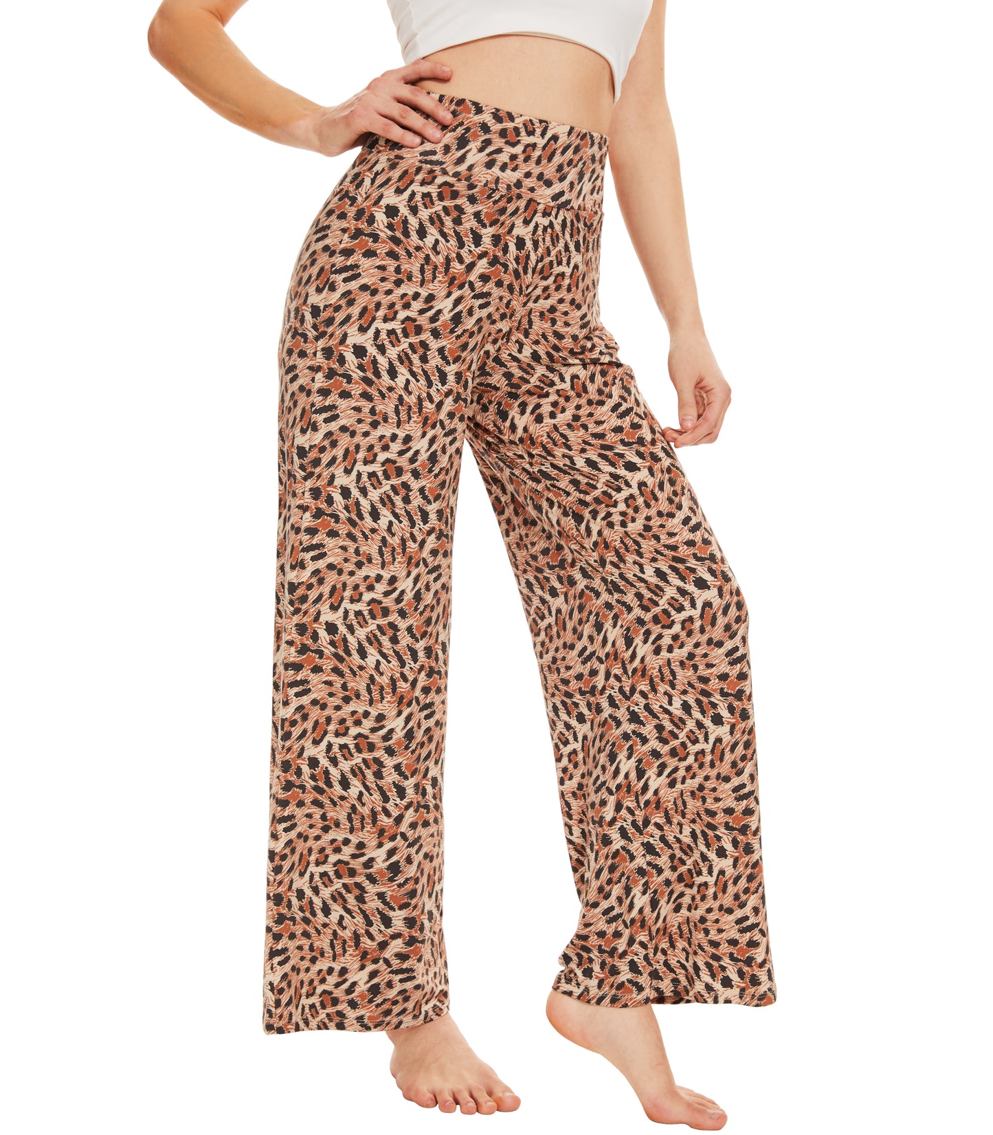 WiWi Women's Plus Size Bamboo Viscose Pajama Pants