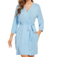 WiWi Women's Bamboo Viscose Kimono Robe