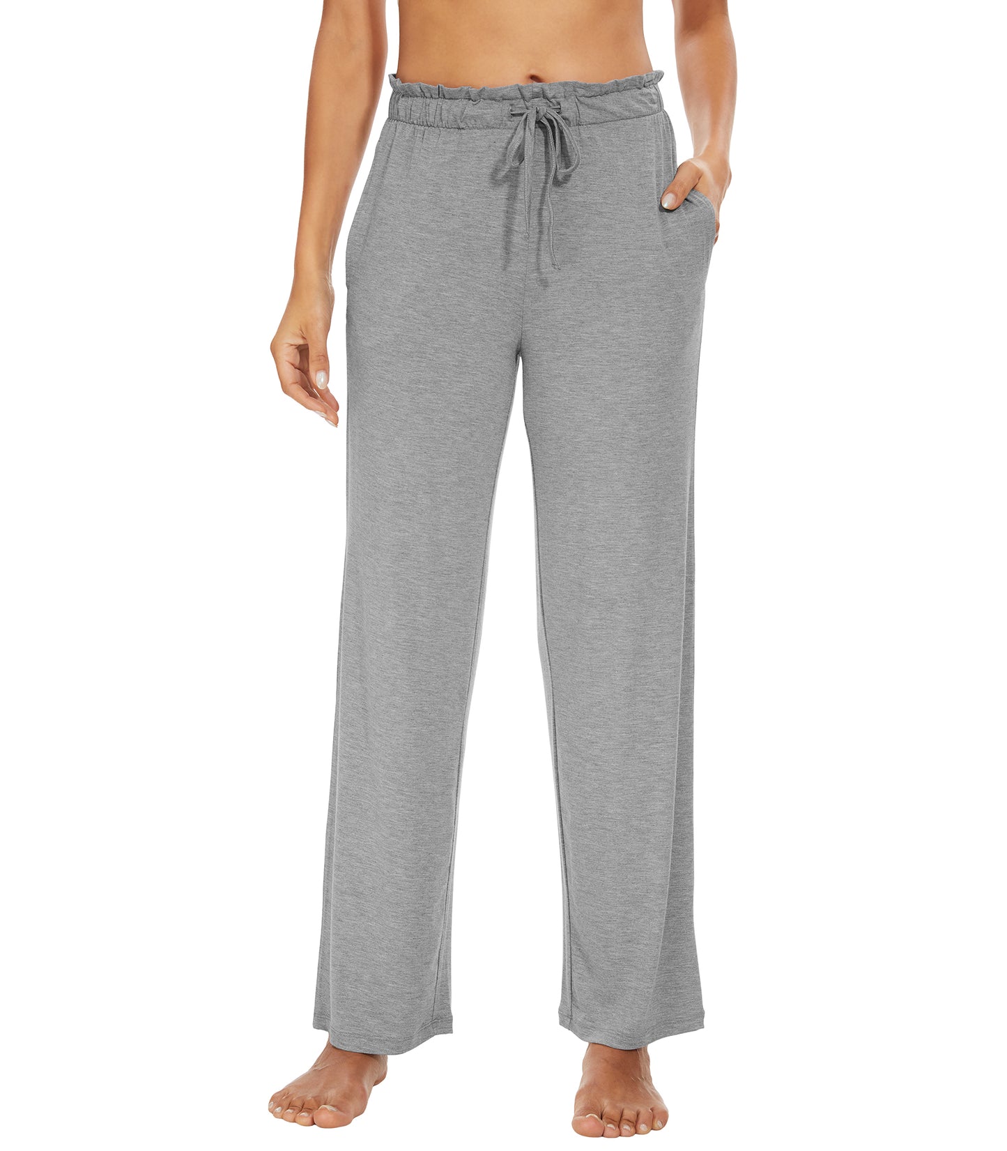 WiWi Women's Bamboo Viscose Wide Leg Pajama Pants