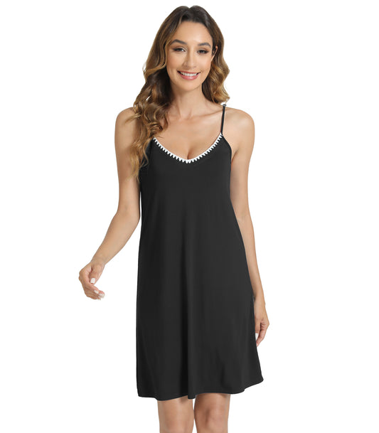 WiWi Bamboo Spaghetti Strap Nightgown
