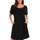 WiWi Womens Bamboo Soft Scoop Neck Nightwear