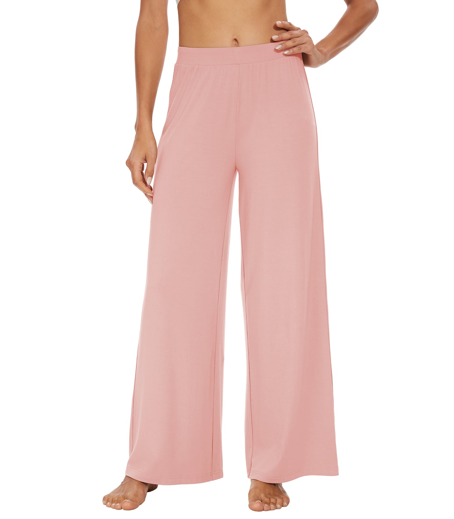 WiWi Women's Bamboo Wide Leg Pants