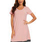 WiWi Bamboo Women's Short Sleeve Nightgown