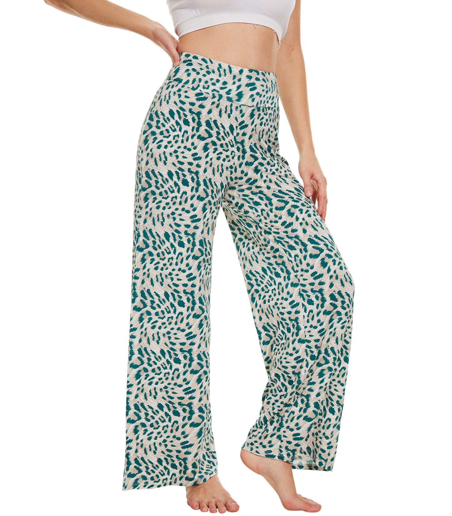 WiWi Women's Plus Size Bamboo Viscose Pajama Pants