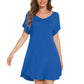 WiWi Women's Bamboo Short Sleeve Nightgown