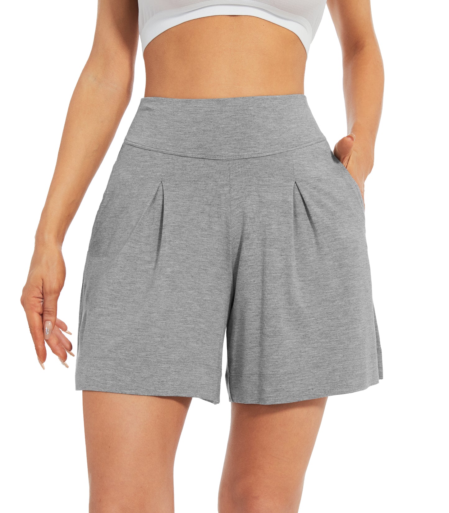 WiWi Women's Bamboo Viscose Sleep Shorts